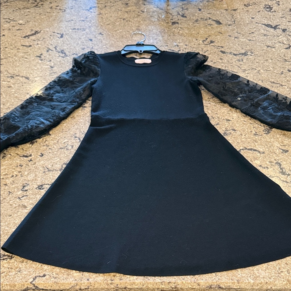 Lipsy Elegant Black Dress, Size 9-10